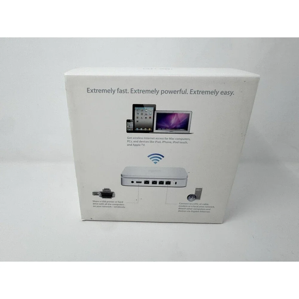 Apple AirPort Extreme A1408 5th Gen 802.11n Wireless Router Open Box